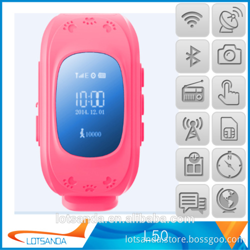 High Quality Wrist Watch GPS Tracking Device For Kids